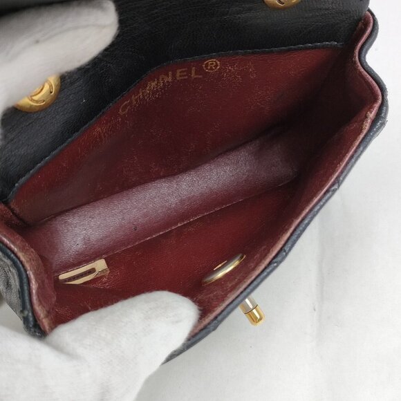 Chanel Mini Bag   Black  lambskin - Picture 4 of 10
